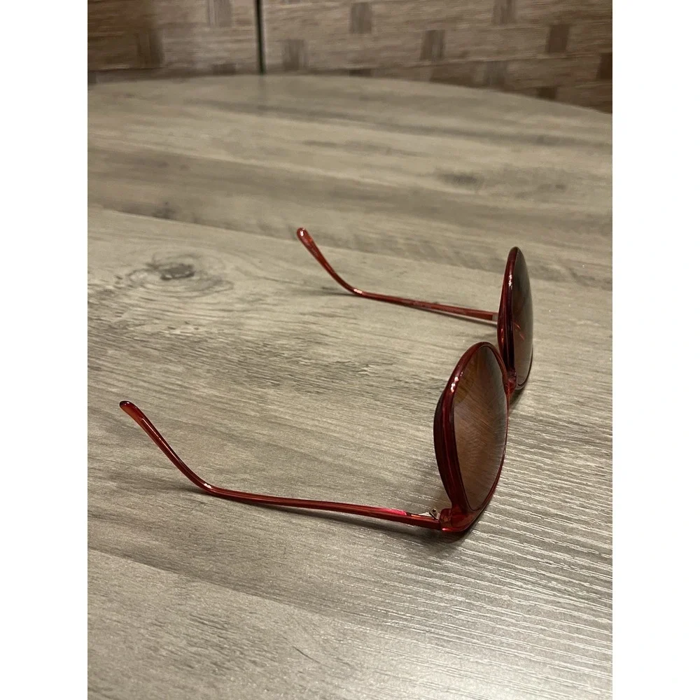 Tura Vintage Women's Sunglasses Red Oversized Frames‎ Prescription Lenses GVC!